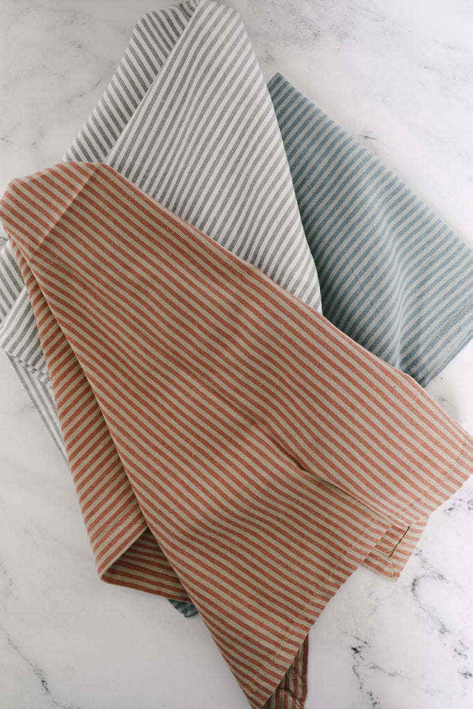 Cotton Stripe Tea Towel